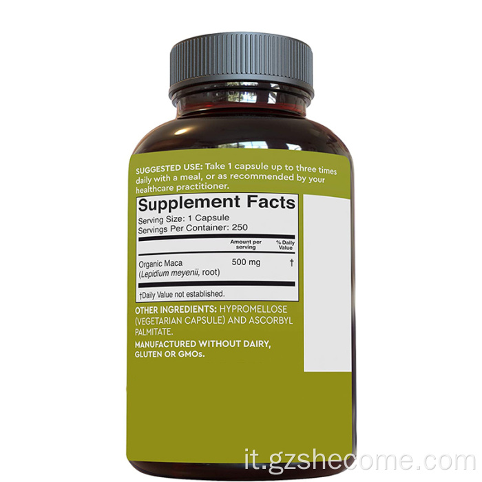 Maca Root Tongkat Ali Ginseng Forza Capsule Maca